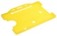 Yellow open faced card holder landscape (Pack of 100)