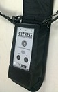 Shoulder holster with window for Cypress Handheld Wireless Reader.  Includes adjustable shoulder strap. 