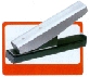 Basic stapler style without guide. Slot size 1/8" x 5/8" (3mm x 16mm) Type D