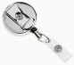 Heavy Duty Badge Reel with Strap Clip (Chrome) - Pack of 50